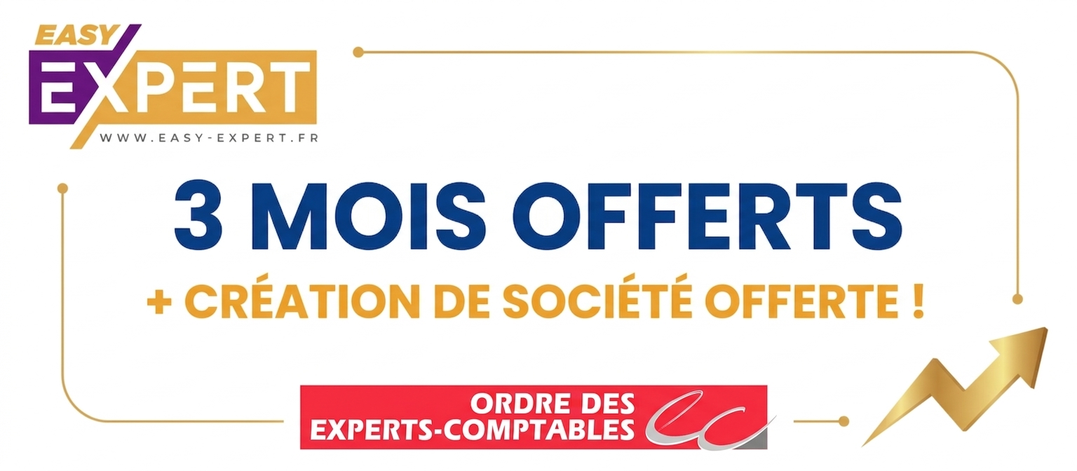 2 mois offerts et création de société offerte — Easy Expert
