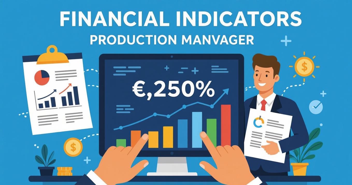 Responsable Production : maîtrisez vos indicateurs financiers grâce à un Business Plan précis. Suivi des coûts, marges et rentabilité en temps réel.