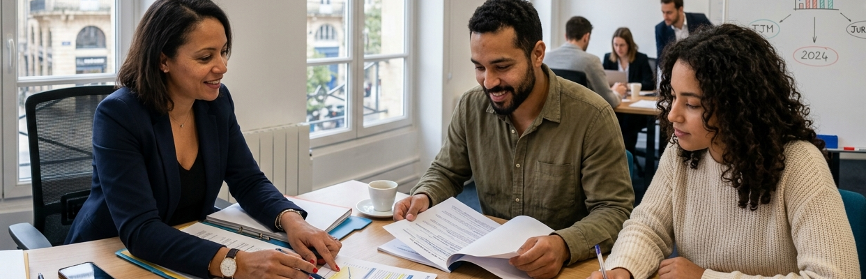 Cabinet d'expert-comptable à Bourg-en-Bresse : simplifiez votre gestion fiscale et comptable. Nos experts accompagnent les entrepreneurs de l'Ain pour optimiser leur rentabilité et piloter leur croissance. De la création d'entreprise au bilan annuel, bénéficiez d'un conseil sur mesure. Contactez-nous pour un devis gratuit !