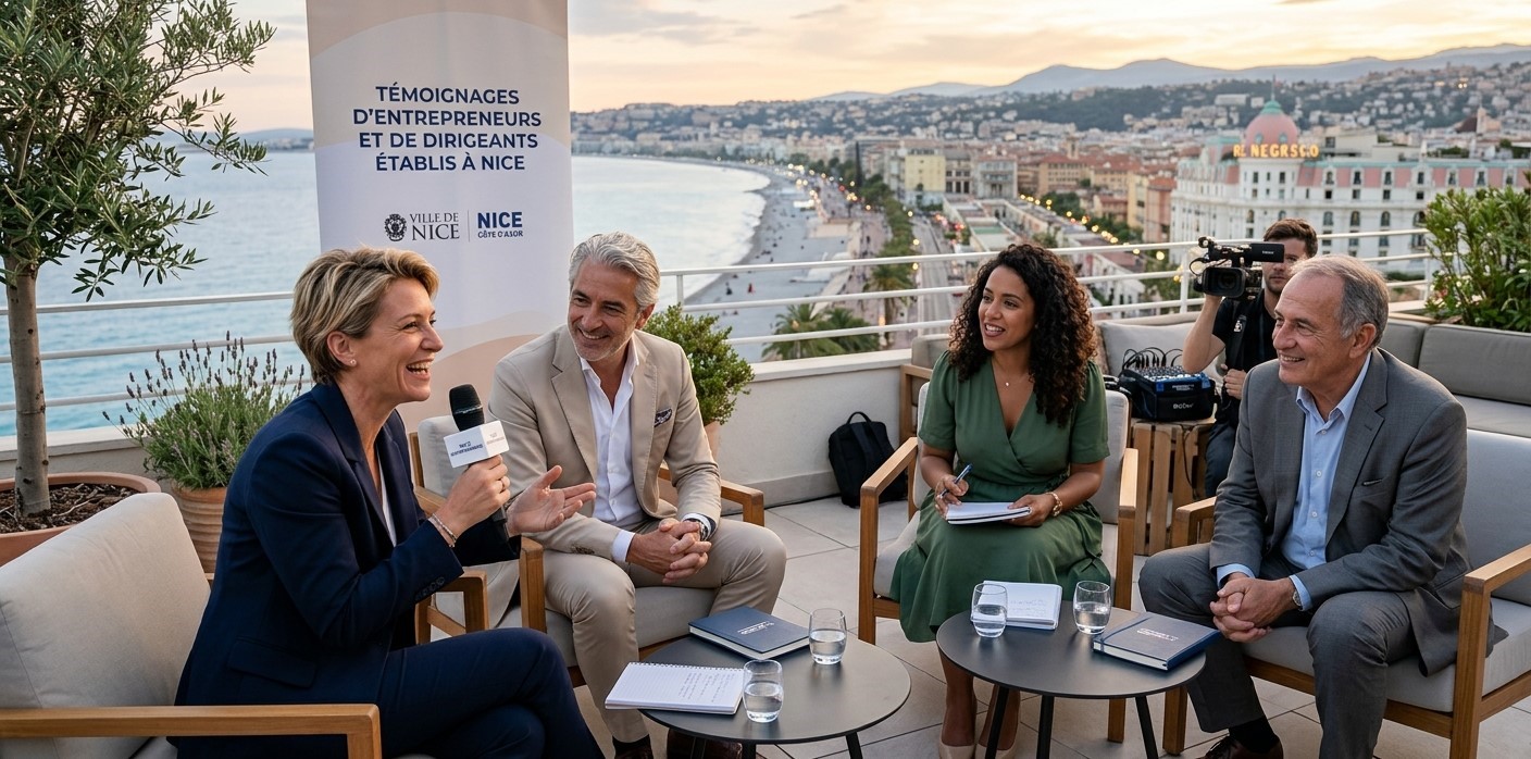 Témoignages d'entrepreneurs et de dirigeants établis à Nice