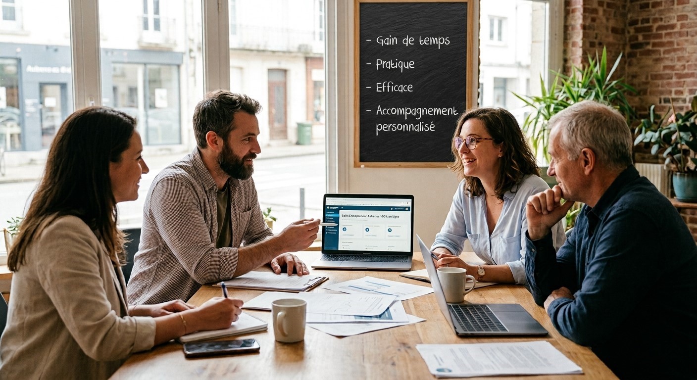 Avis entrepreneurs d'Aubenas sur l'expert-comptable Easy Expert 100% en ligne